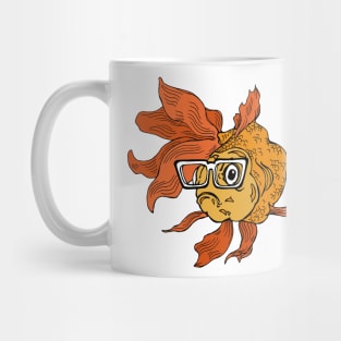 Hipster Goldfish Mug